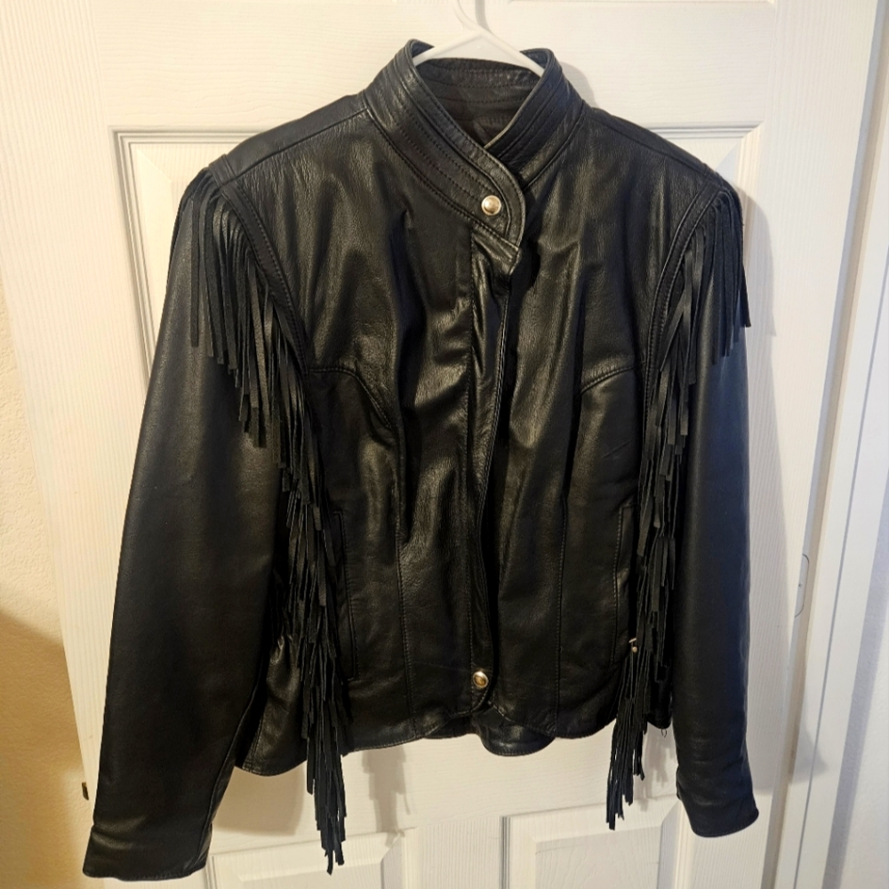 Ladies Medium Harley Davidson Fringe Jacket